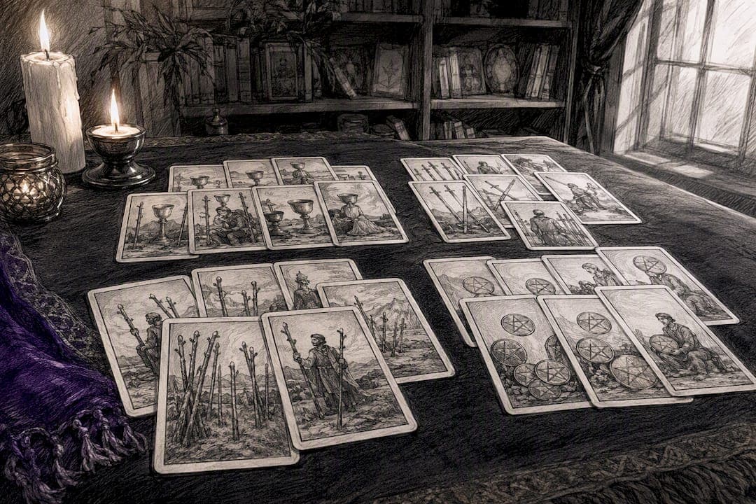 Master All 56 Minor Arcana Meanings With a Suit First Method