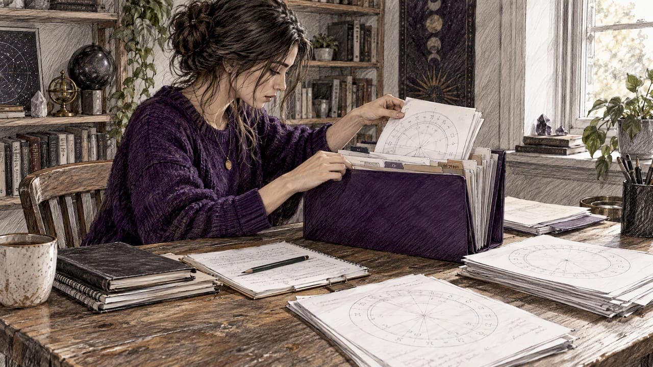 Organize Birth Charts for Students: Index, Templates, Fast Retrieval