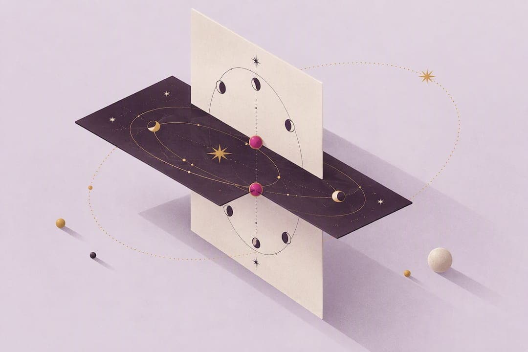 Qué son los nodos lunares y qué significan en tu carta natal