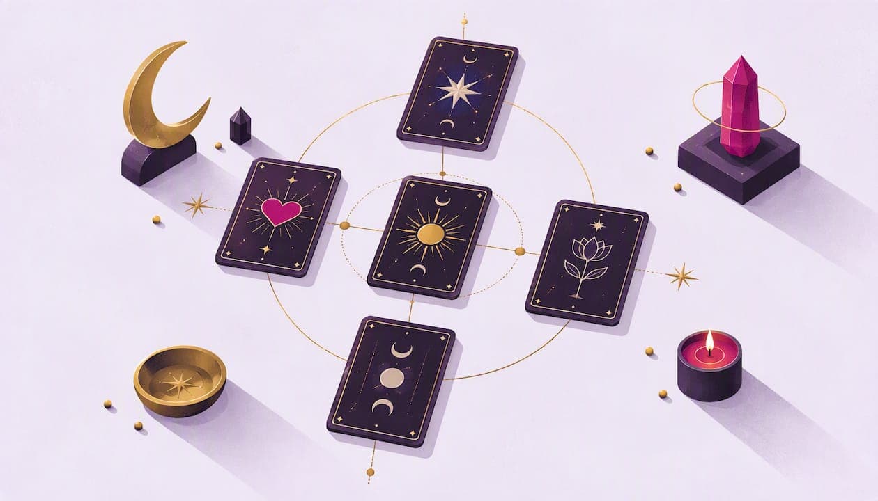 Tiradas de tarot para el amor: 5 esquemas y cómo leerlos