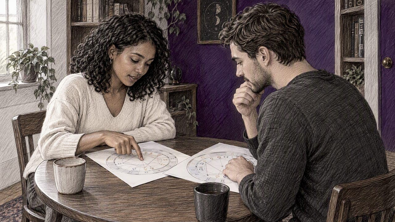 Venus Synastry Aspects: What Each Contact Means in Love